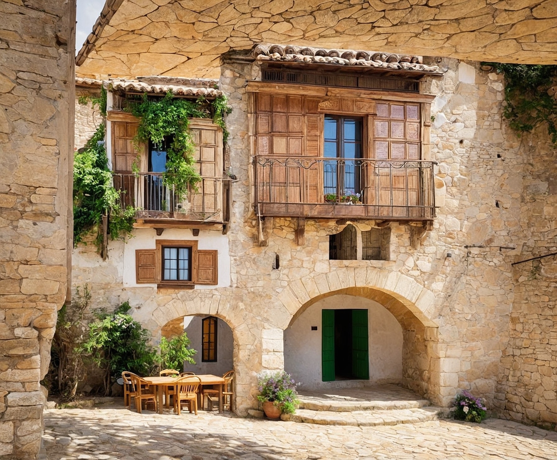 Renovación de alojamiento rural en enclave histórico